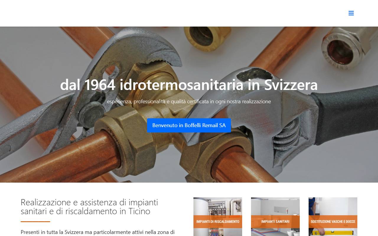 Anteprima del sito: B & R Boffelli Remail SA