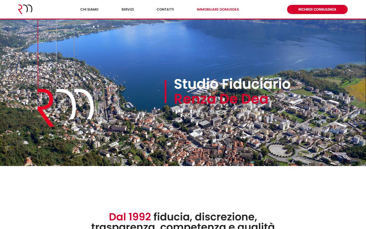 Anteprima del sito: Studio fiduciario Renza De Dea