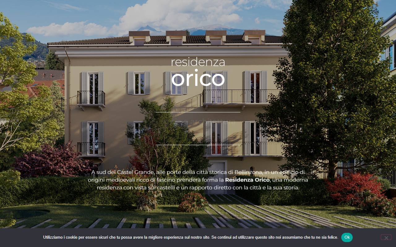 Anteprima del sito: Residenza Orico SA