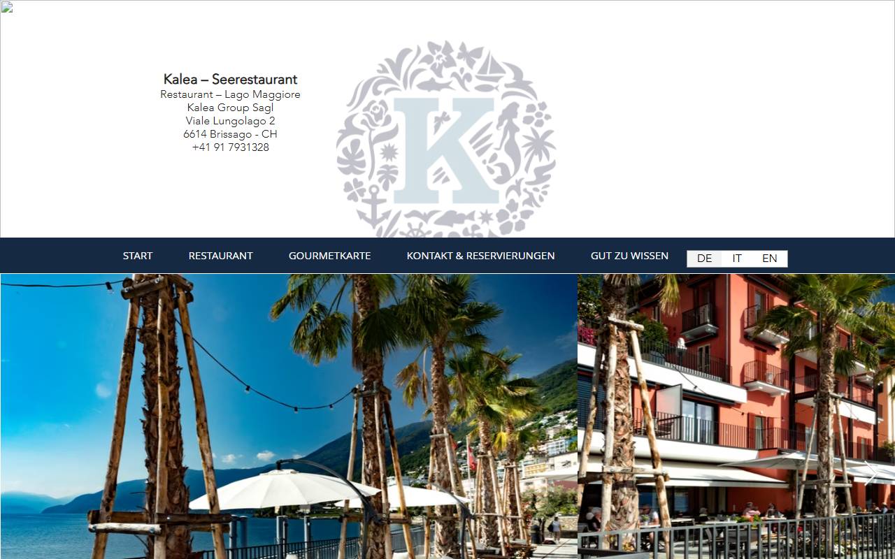Anteprima del sito: Kalea Group Sagl