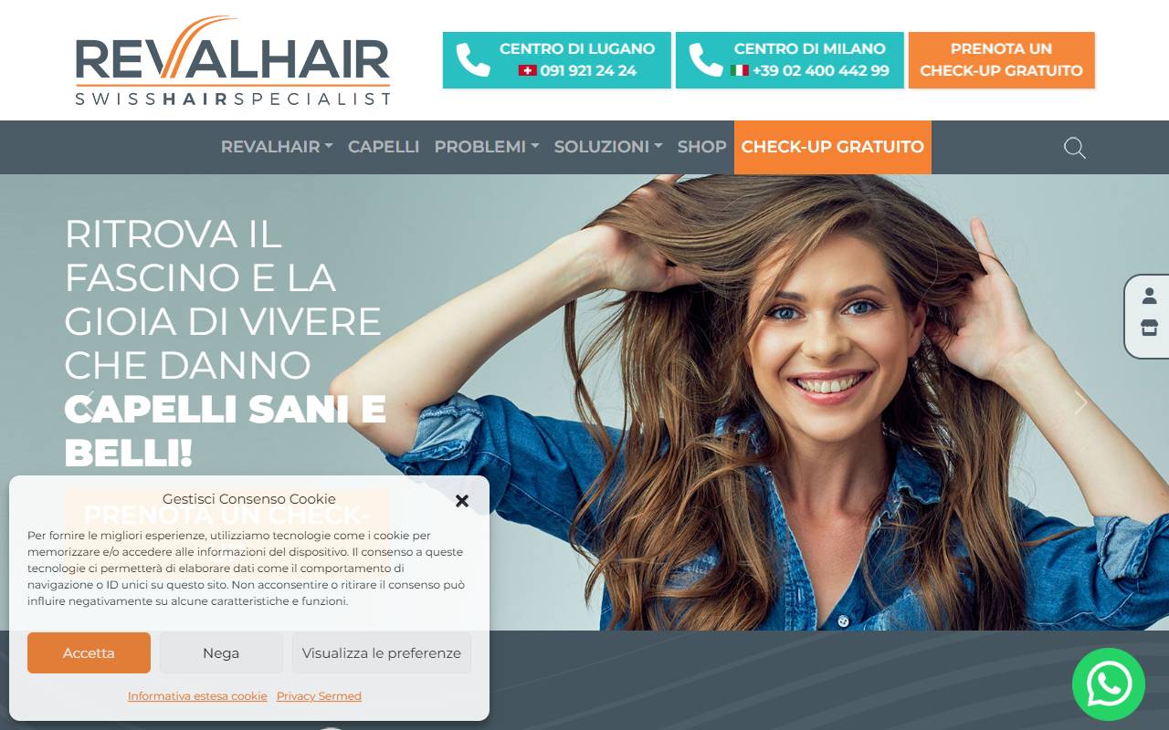 Anteprima del sito: REVALHAIR SA