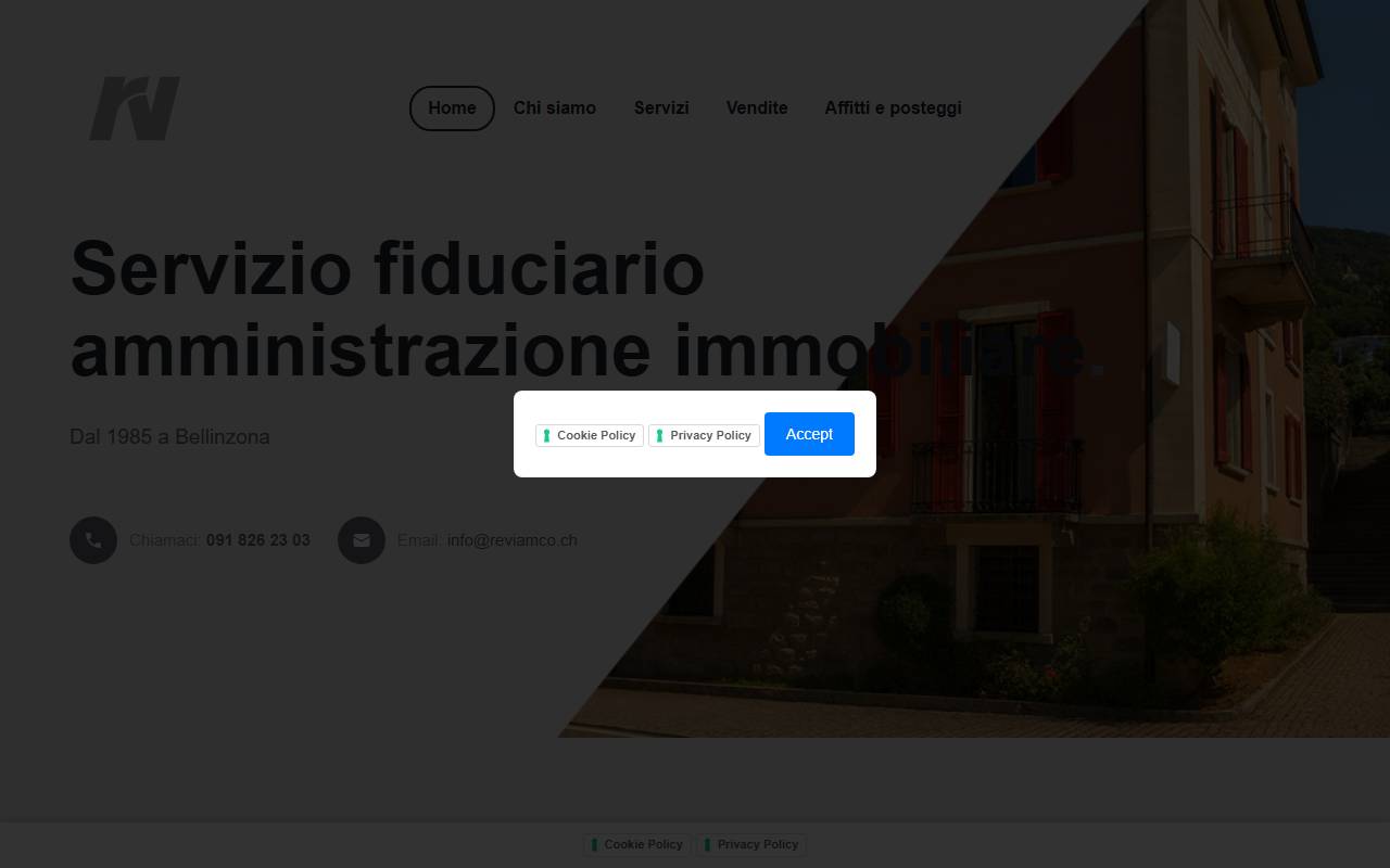 Anteprima del sito: Reviamco SA