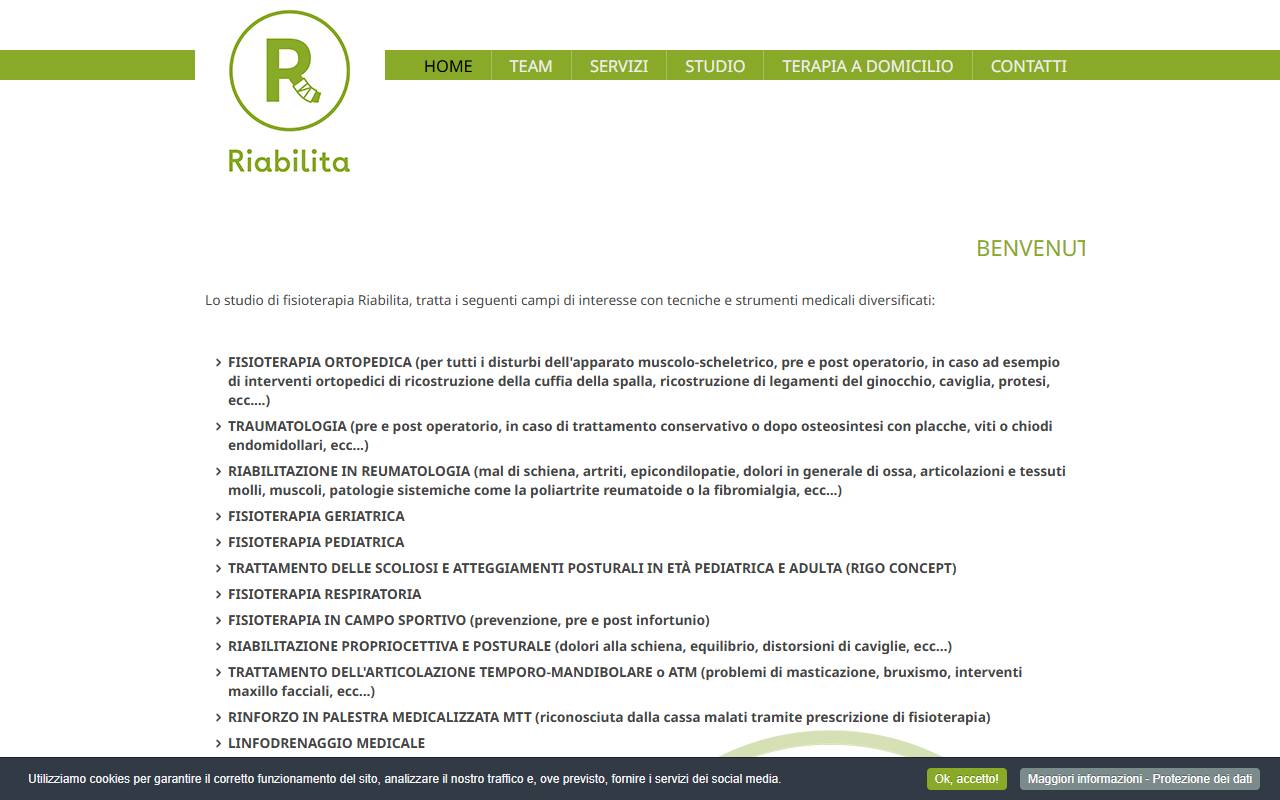 Anteprima del sito: RIABILITA SAGL