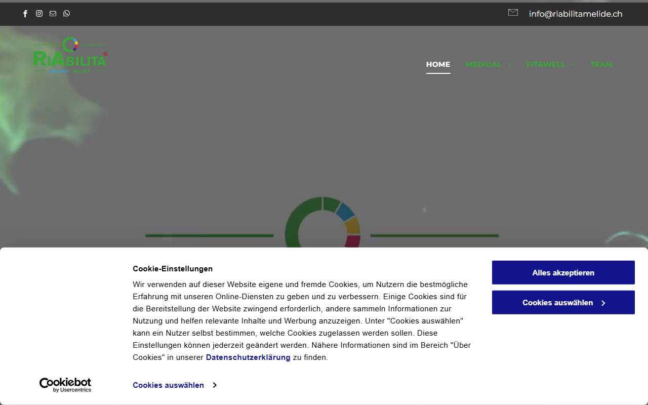 Anteprima del sito: RiAbilita360 Sagl