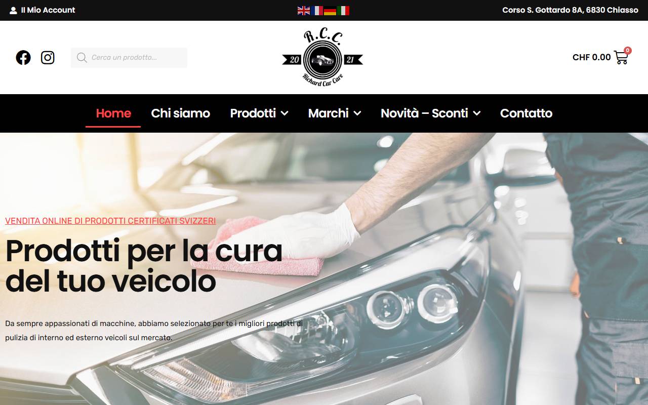 Anteprima del sito: R.C.C. Richard Car Care di Candolfi