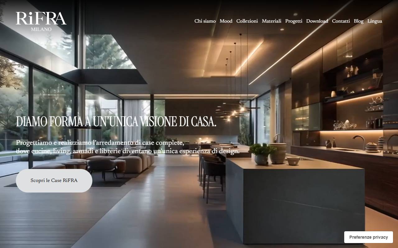 Anteprima del sito: RiFRA Milano SA