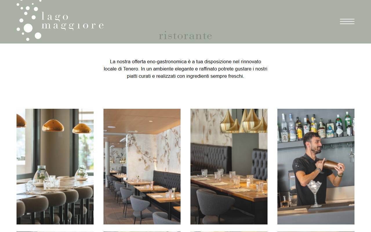 Anteprima del sito: Ristorante Lago Maggiore di Reggiori Luca