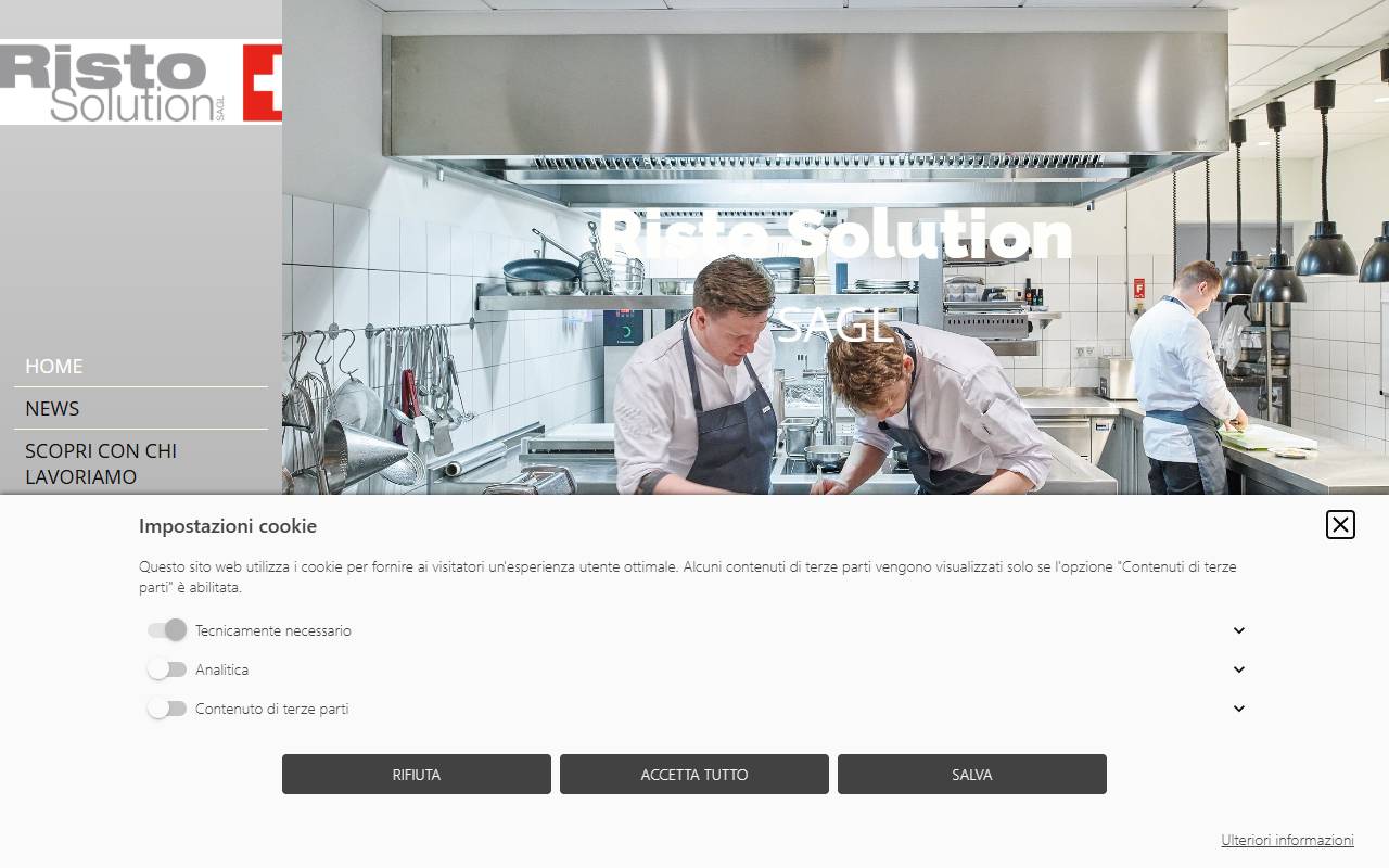 Anteprima del sito: Risto solution Sagl