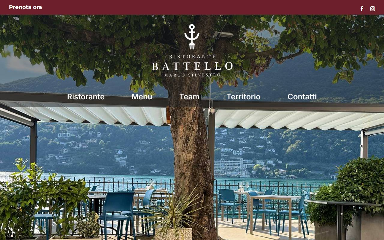 Anteprima del sito: Ristorante Battello di Marco Silvestro