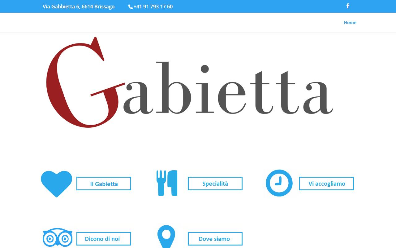 Anteprima del sito: Rist. Gabietta Sagl