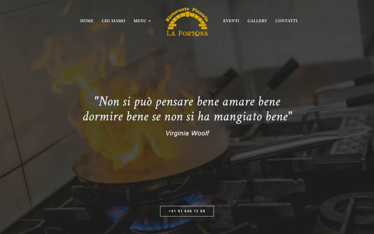 Anteprima del sito: SNACK BAR PIZZERIA LA FORTUNA DI CONCONI MICHELA
