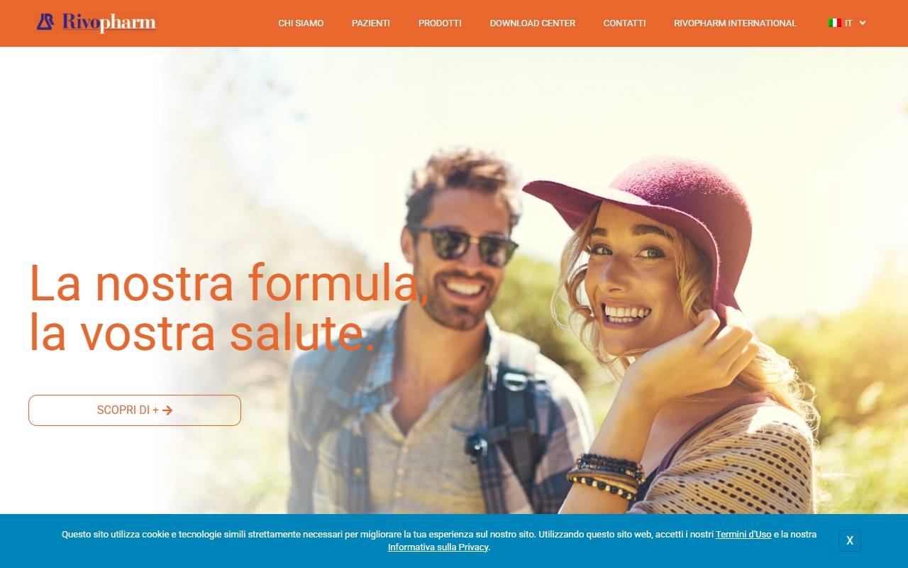 Anteprima del sito: Rivopharm SA