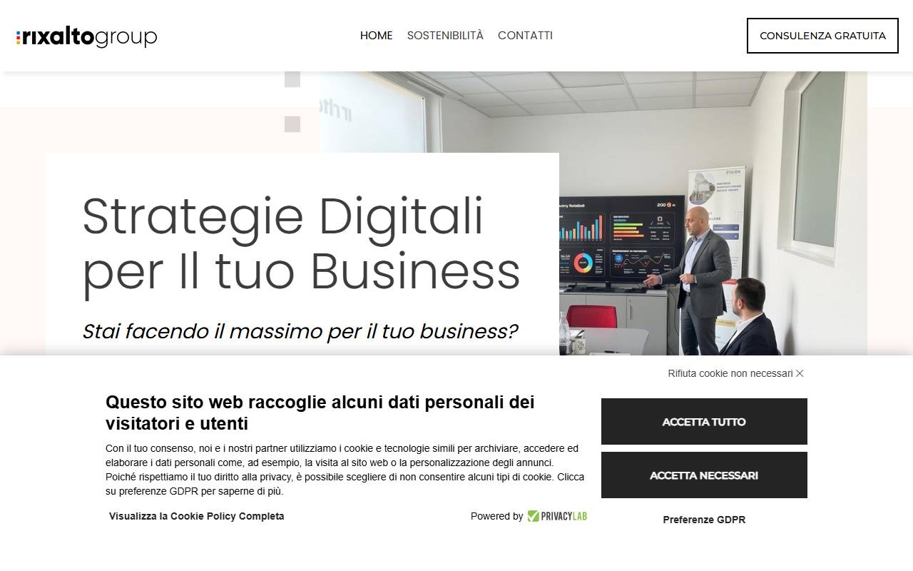 Anteprima del sito: Rixalto Group SA