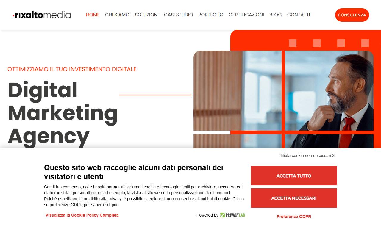 Anteprima del sito: RIXALTO MEDIA SAGL