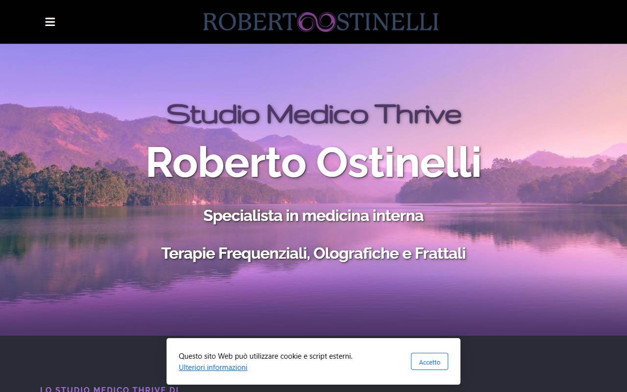 Anteprima del sito: Thrive di Roberto Ostinelli
