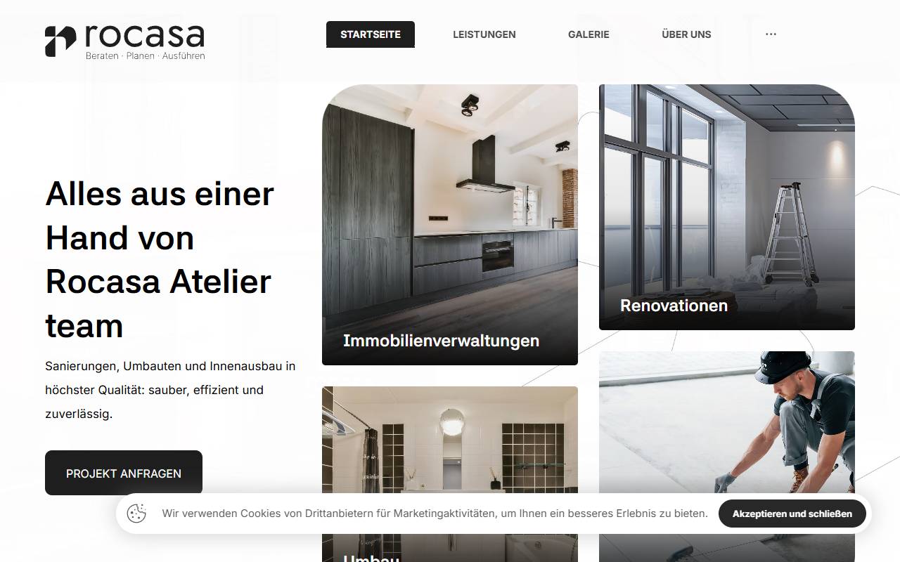 Anteprima del sito: Rocasa SA