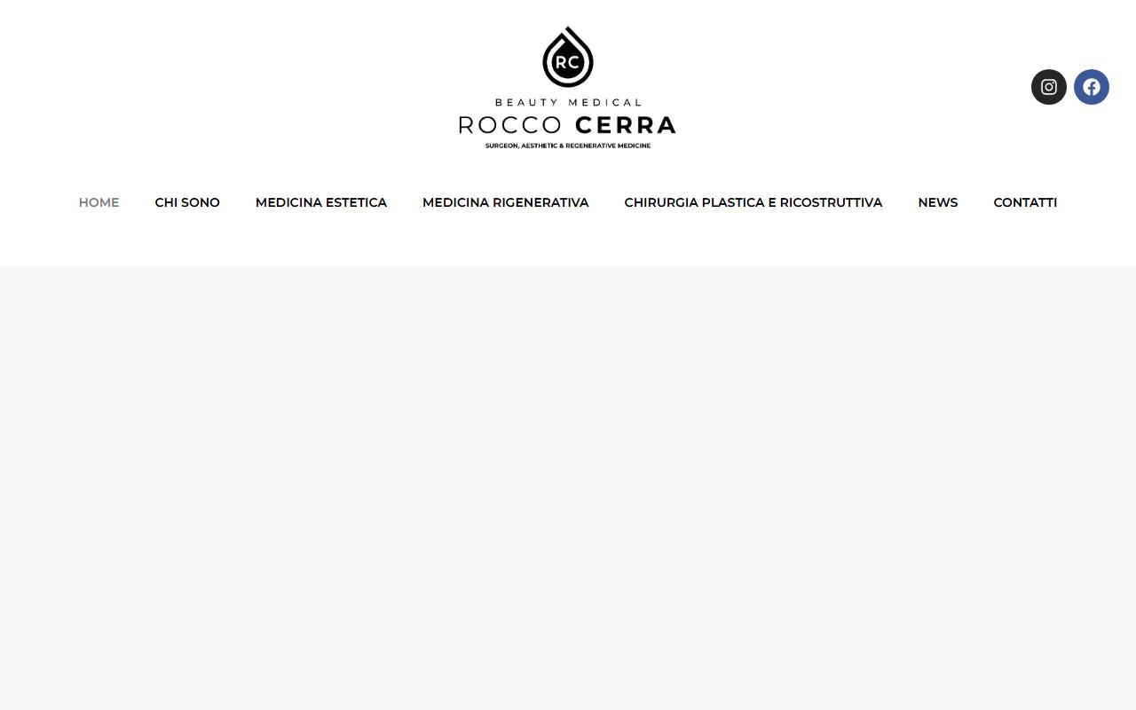 Anteprima del sito: BEAUTY MEDICAL di ROCCO CERRA