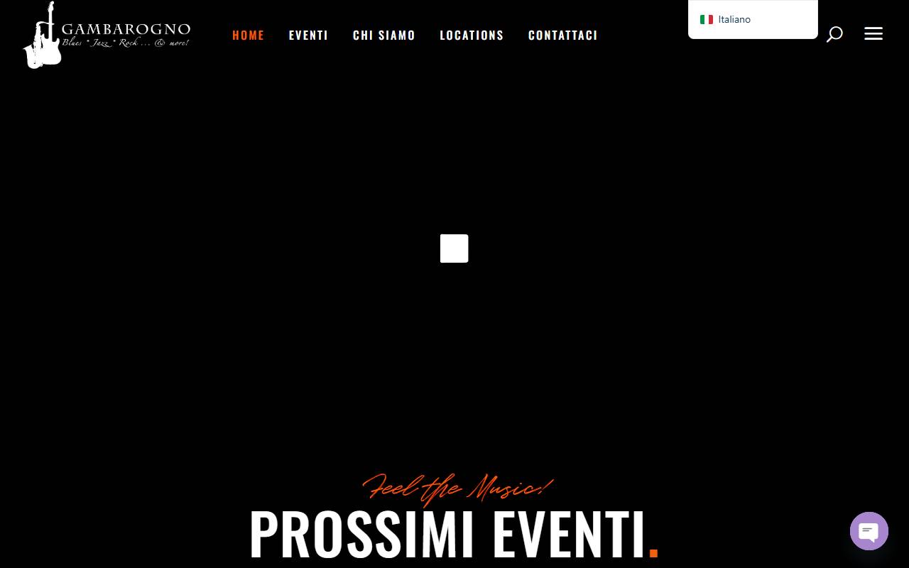 Anteprima del sito: Rock Blues Jazz Gambarogno