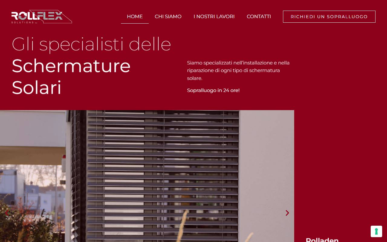 Anteprima del sito: Rollflex solutions Sagl
