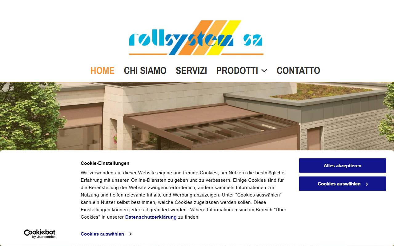 Anteprima del sito: Rollsystem SA
