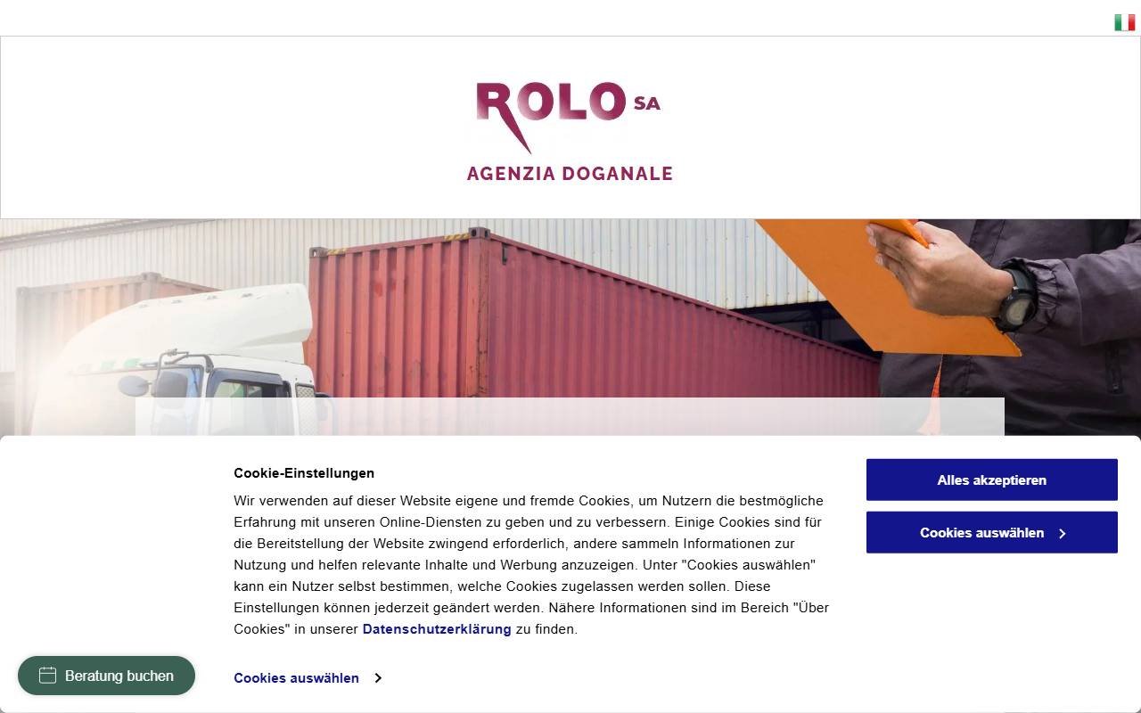 Anteprima del sito: Rolo SA