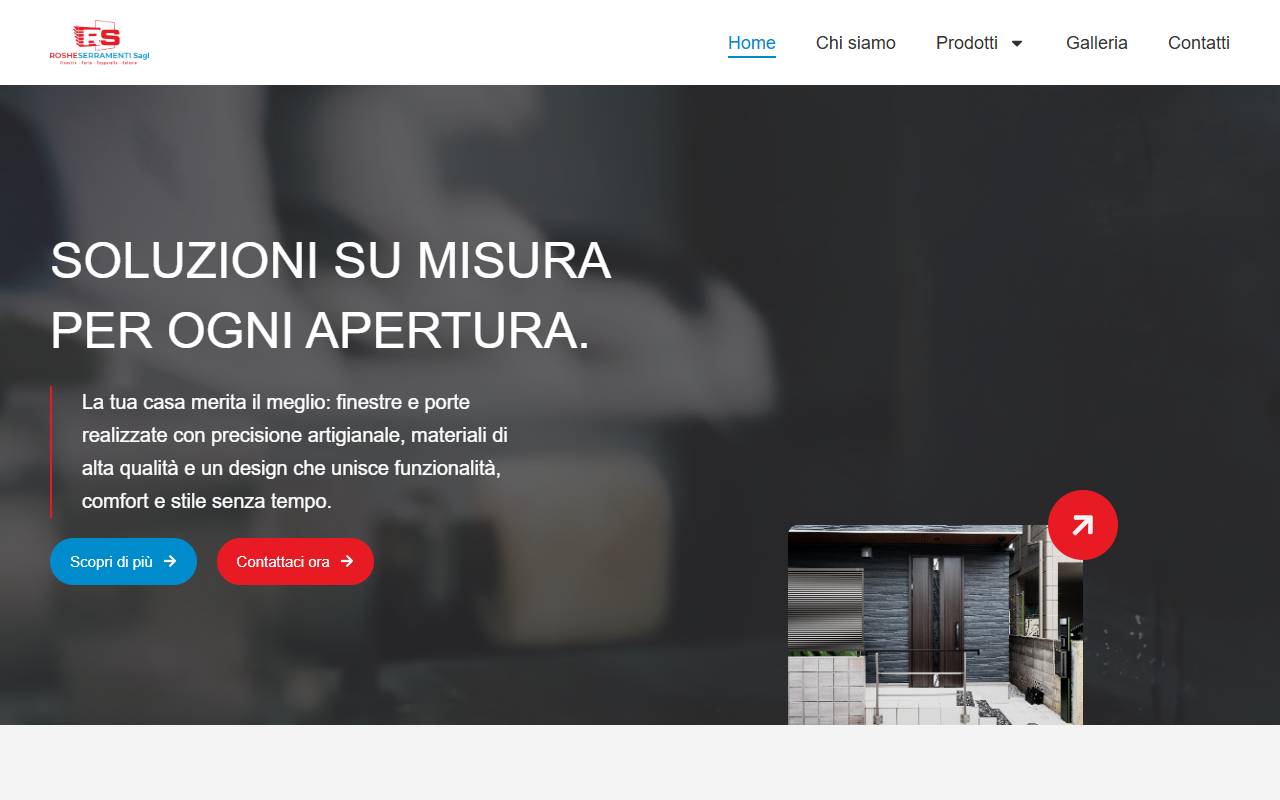 Anteprima del sito: Rosheserramenti Sagl