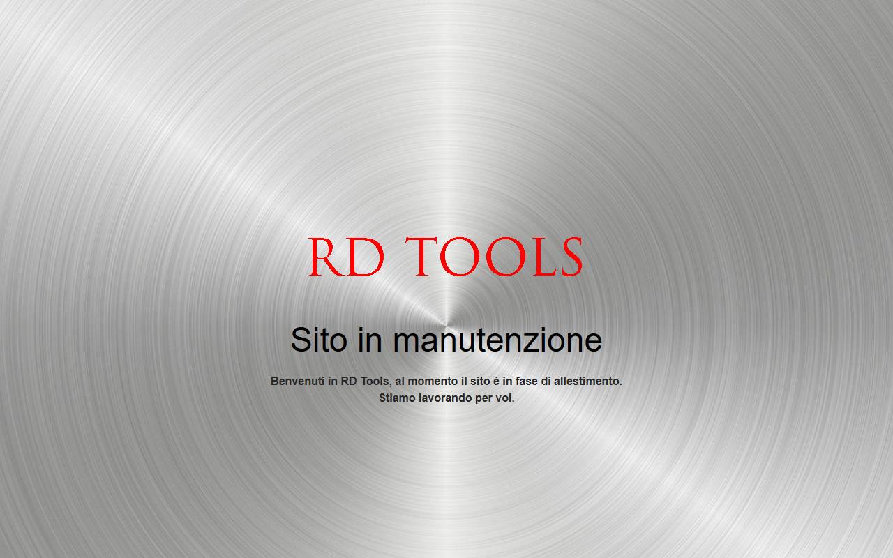 Anteprima del sito: RD-Tools di Rotta Daniele