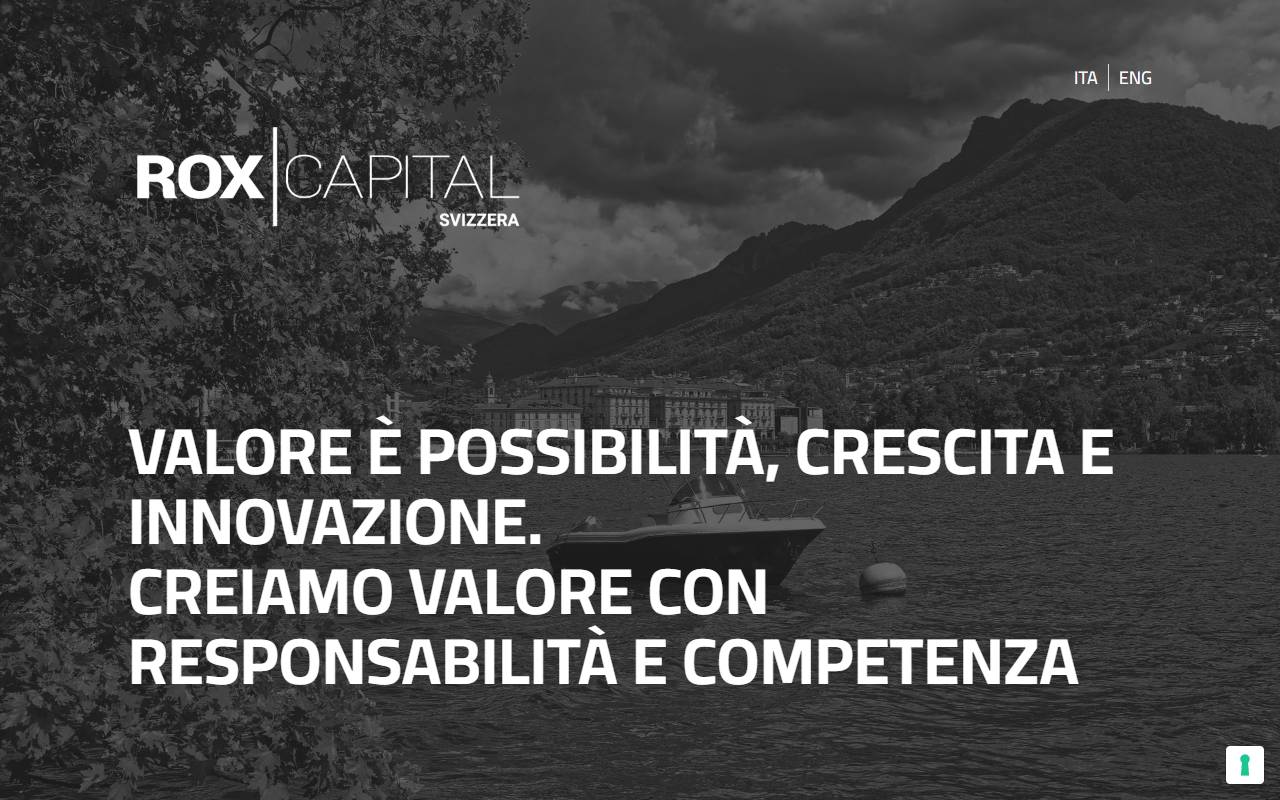 Anteprima del sito: Rox Capital SA