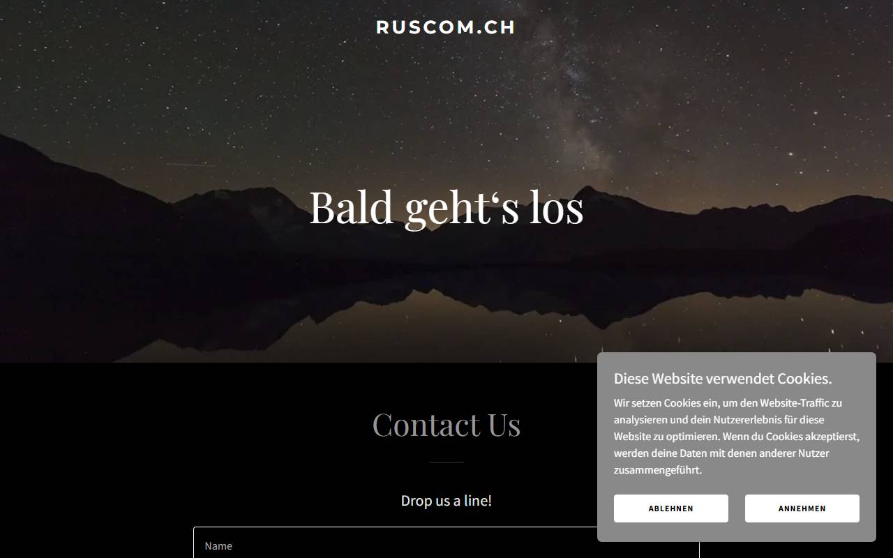 Anteprima del sito: Ruscom Kurt Bieri