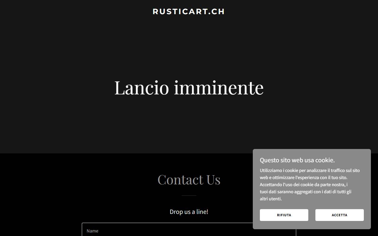 Anteprima del sito: RusticArt Sagl