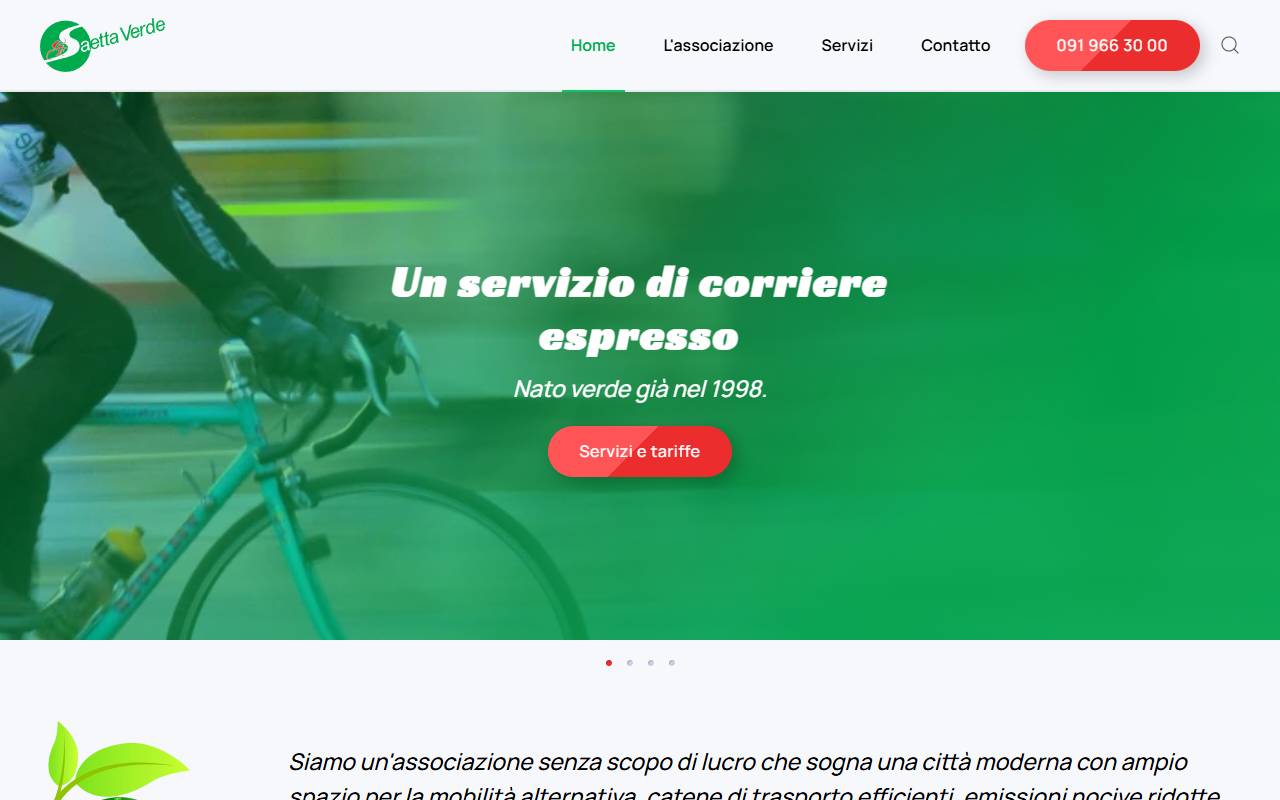 Anteprima del sito: Associazione Saetta Verde
