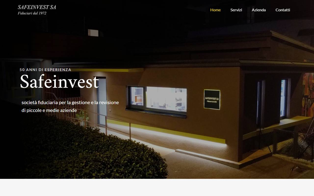 Anteprima del sito: SAFEINVEST SA