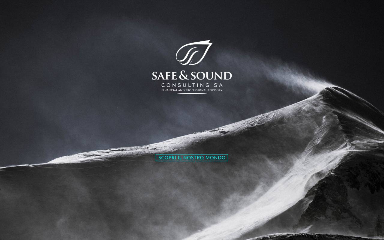 Anteprima del sito: Safe & Sound Consulting SA