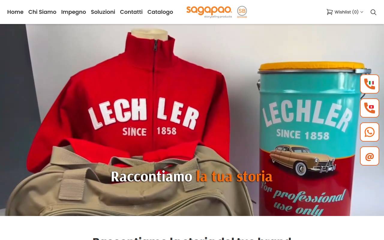 Anteprima del sito: SAGAPAO SWISS Sagl