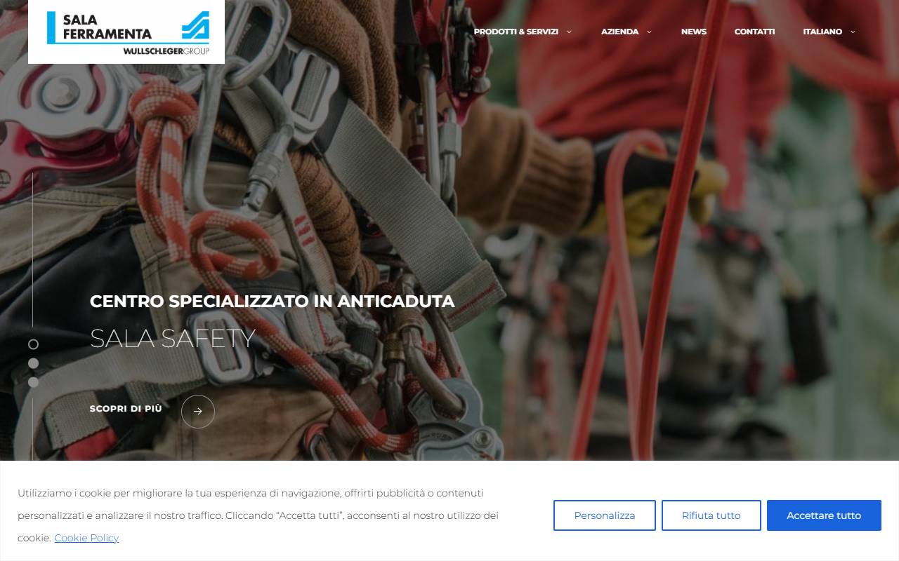 Anteprima del sito: Sala Ferramenta SA