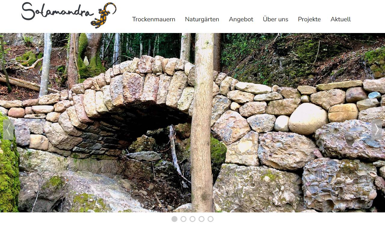 Anteprima del sito: Salamandra GmbH
