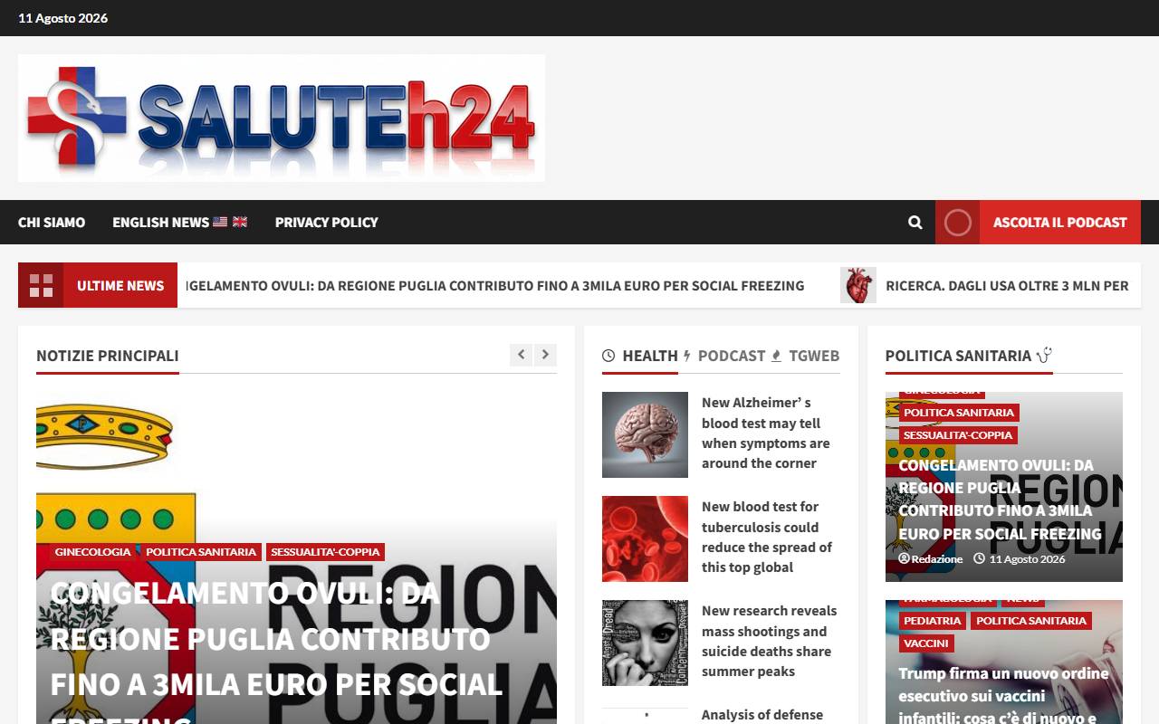 Anteprima del sito: Globalnewsmedia Sagl