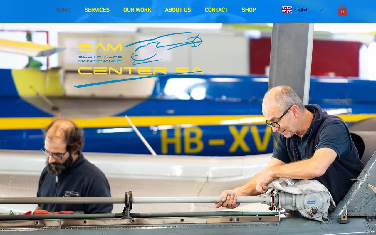 Anteprima del sito: South Alps Maintenance Center SA