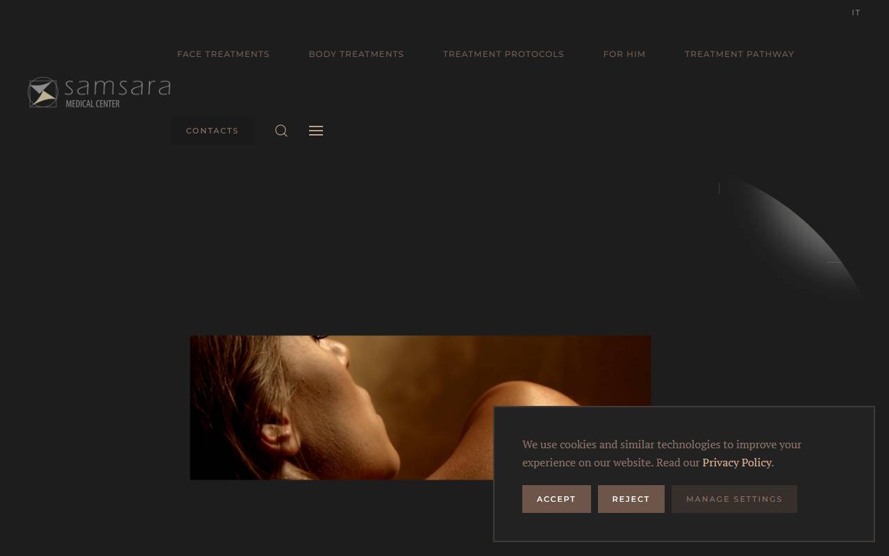 Anteprima del sito: Samsara Medical Center Sagl