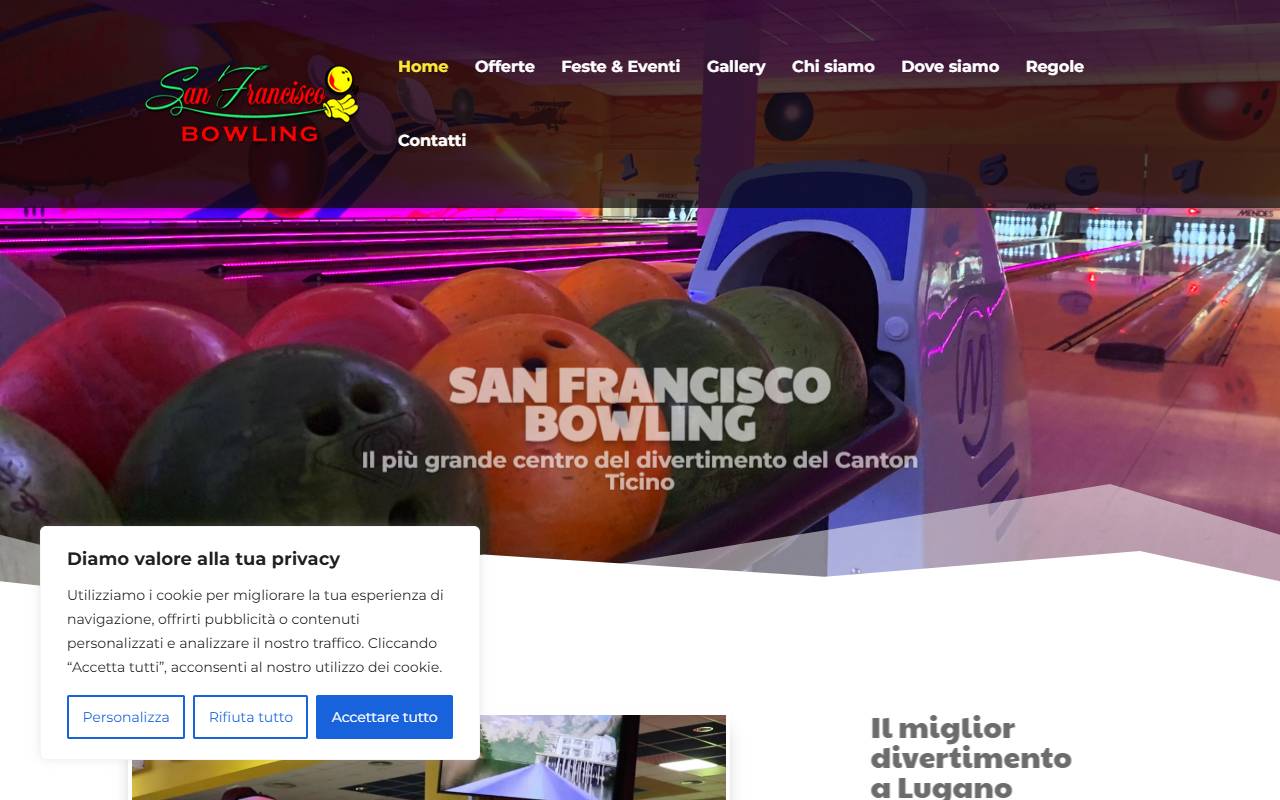Anteprima del sito: San Francisco Bowling S.A.