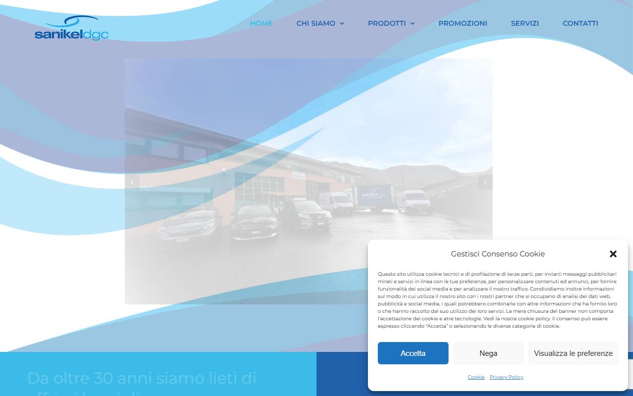 Anteprima del sito: Sanikel DGC SA