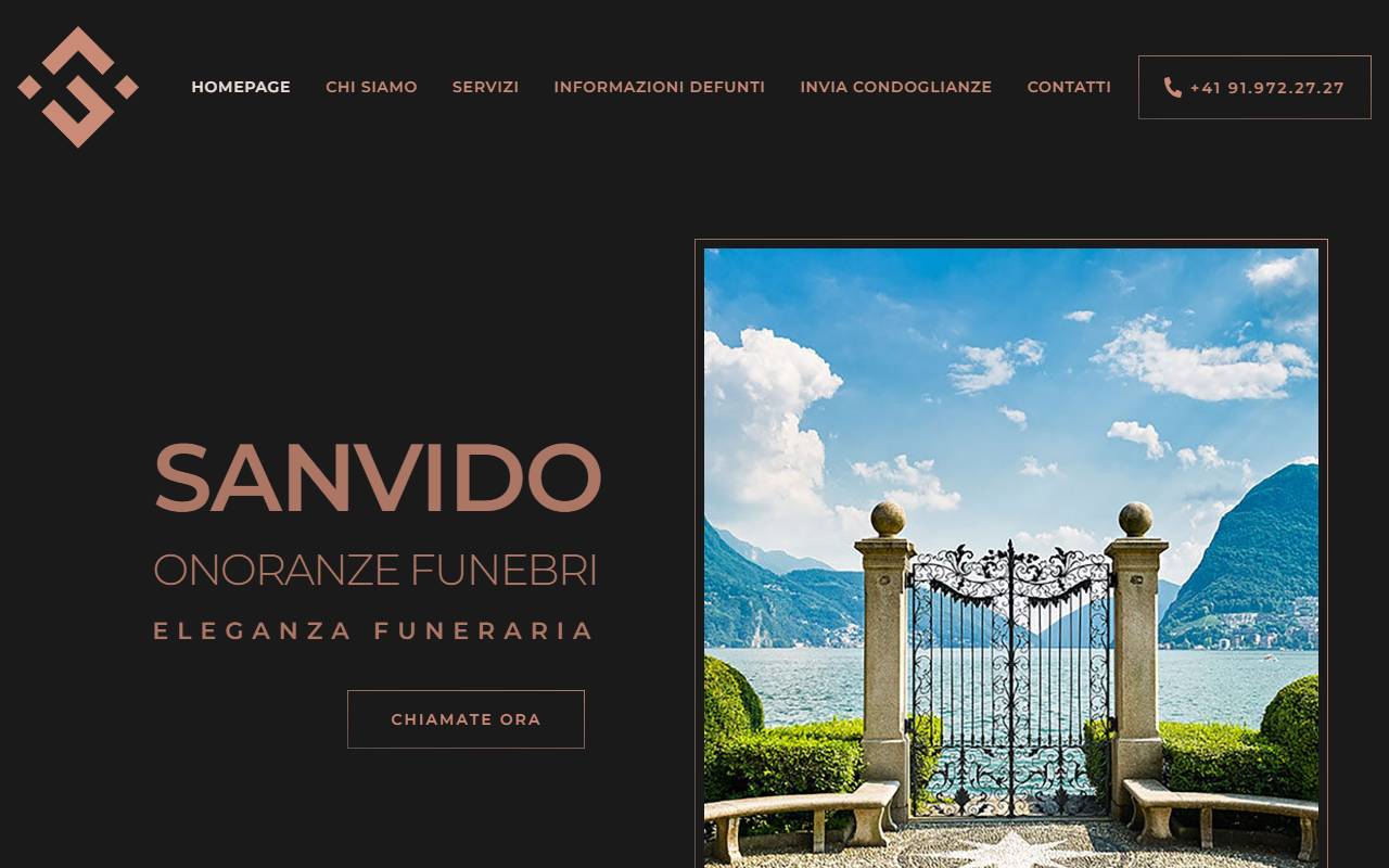 Anteprima del sito: SANVIDO FUNERAL SA