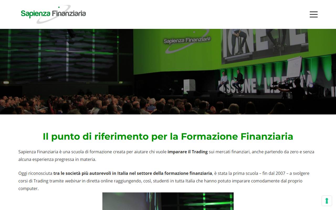 Anteprima del sito: Sapienza Finanziaria SAGL