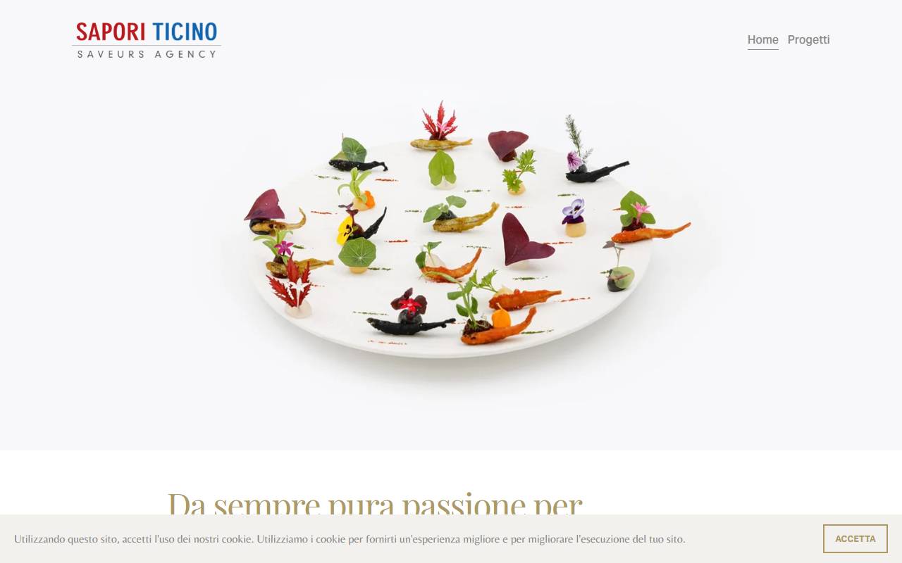 Anteprima del sito: SAPORI TICINO SAGL