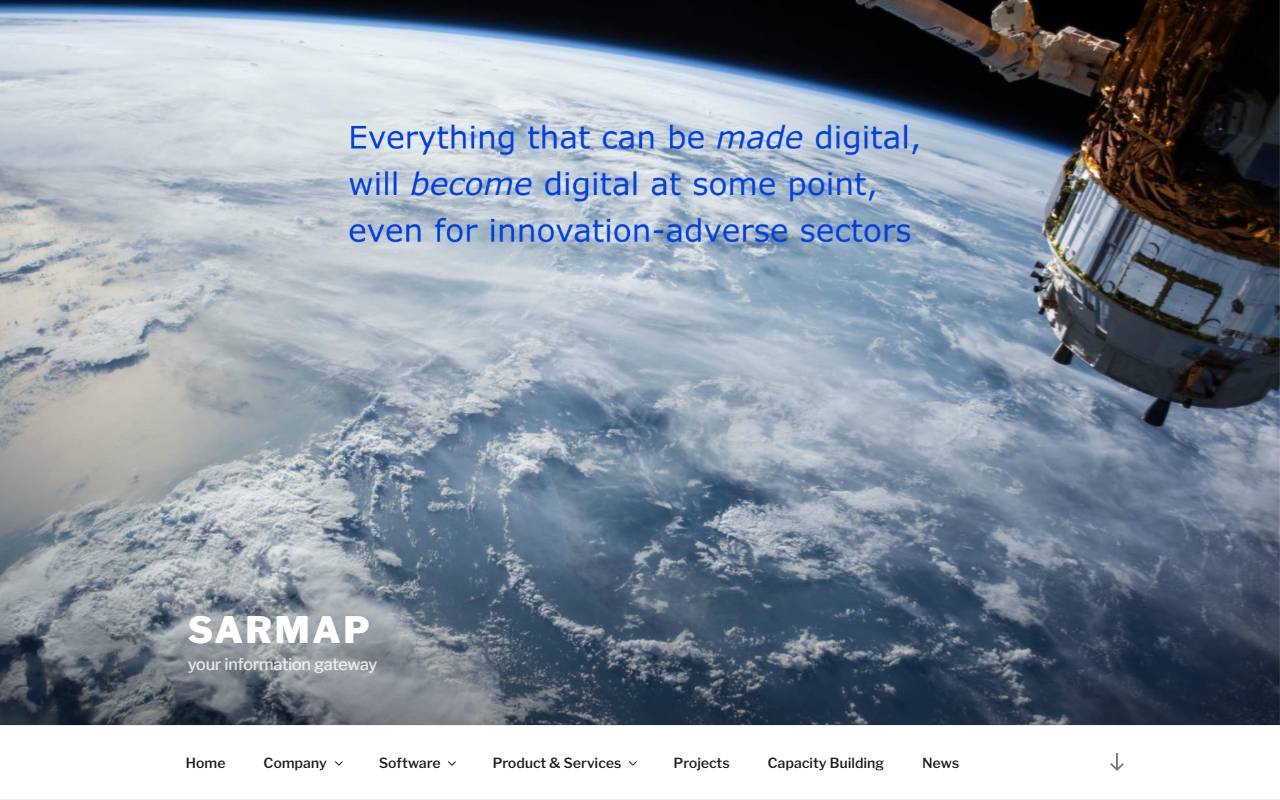 Anteprima del sito: Sarmap SA