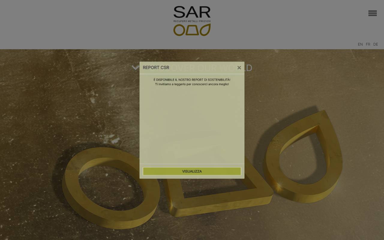 Anteprima del sito: SAR Recycling SA