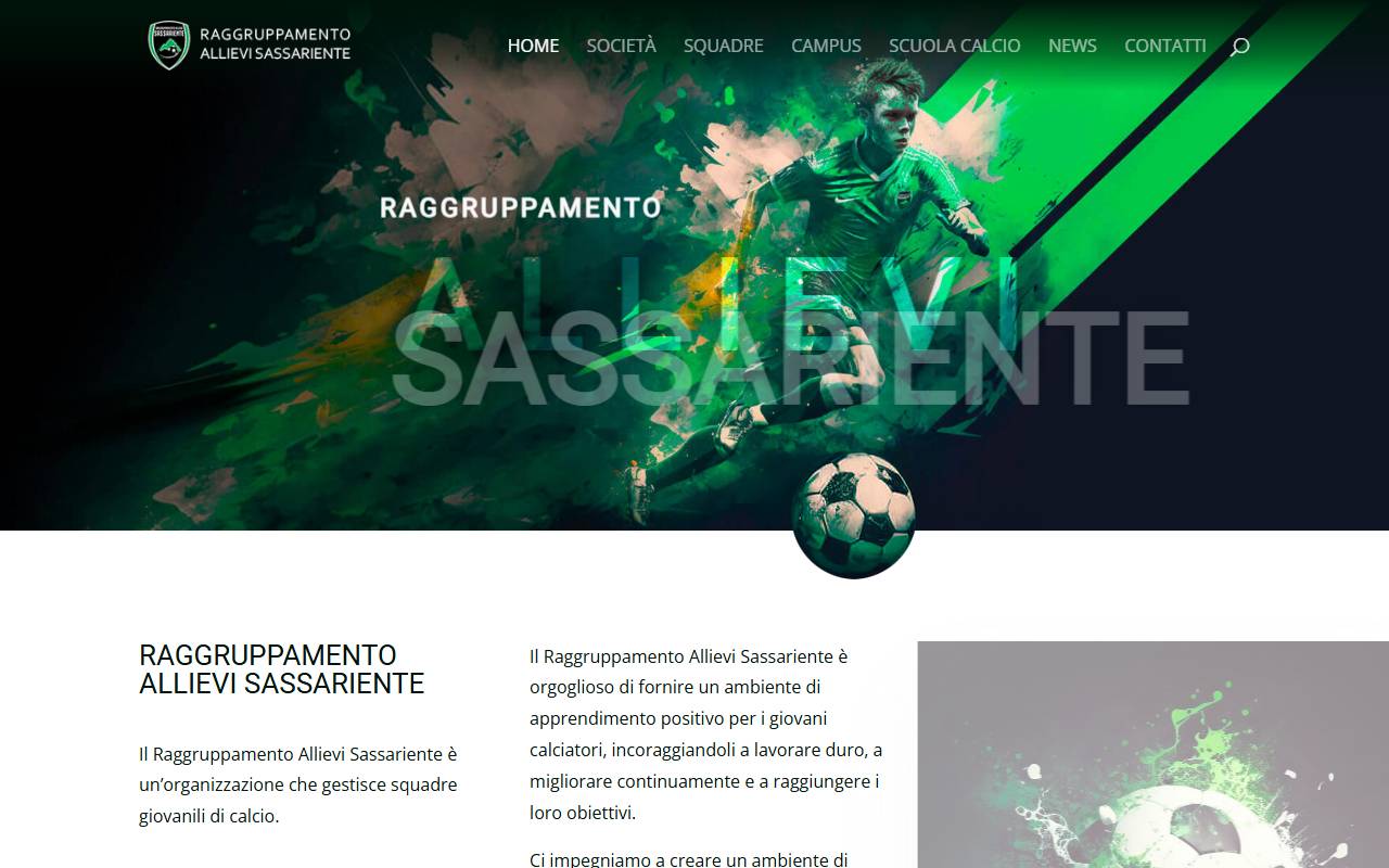 Anteprima del sito: Sassariente SA