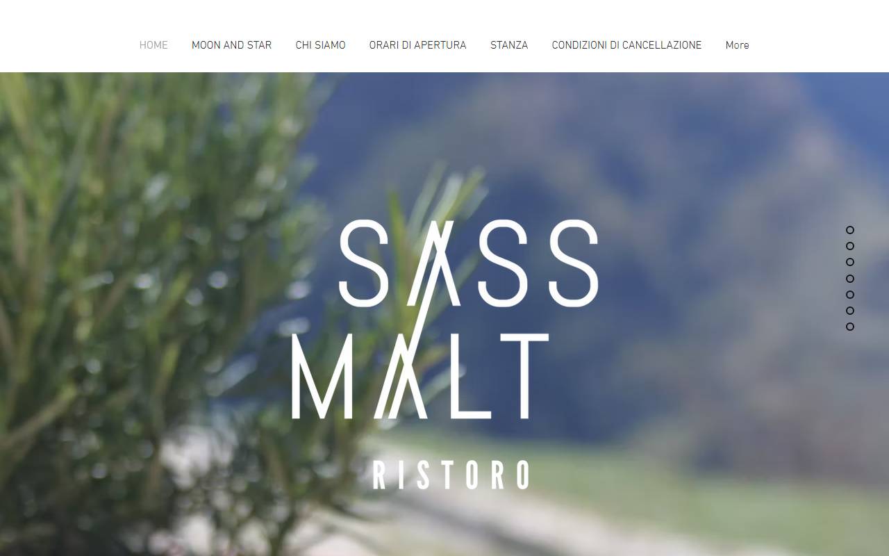Anteprima del sito: SASS MALT RISTORO di Calabresi Daniela