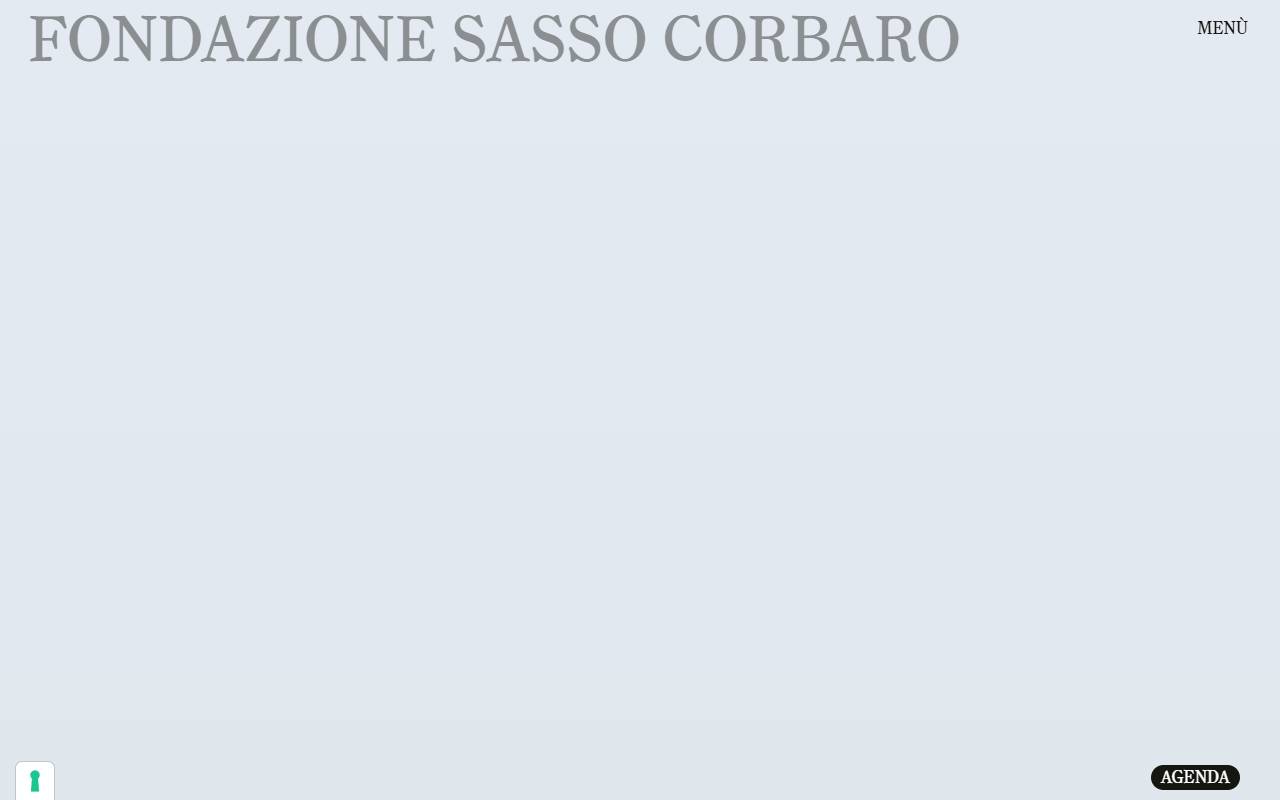 Anteprima del sito: FONDAZIONE SASSO CORBARO