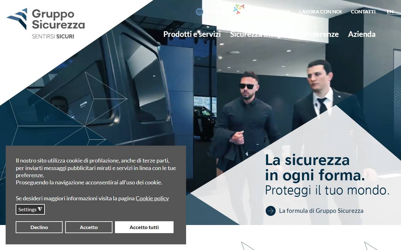 Anteprima del sito: SATEL Control SA